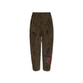 Bicolor Cotton Casual Pants