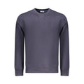 Blue Cotton Men Sweatshirt