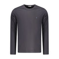 Blue Cotton Men T-Shirt