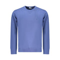 Blue Cotton Men Sweatshirt
