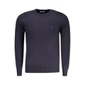 Blu Viscosa Uomo Maglia