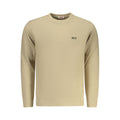 Beige Cotton Men Sweatshirt