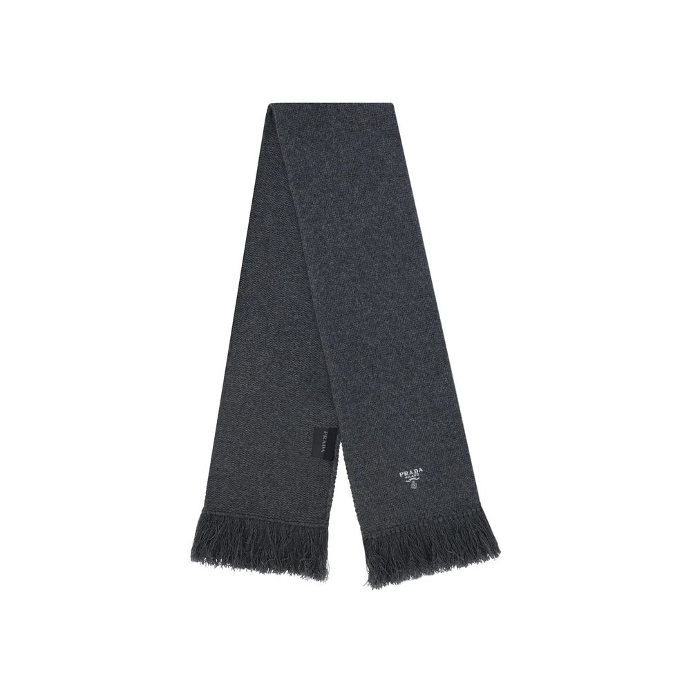 Gray Cashmere Scarf