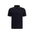 Black Cotton Polo Shirt