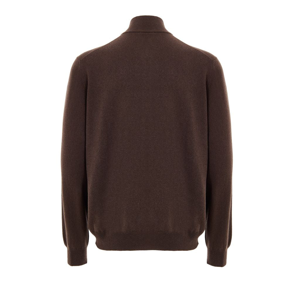Brown Wool Cardigan