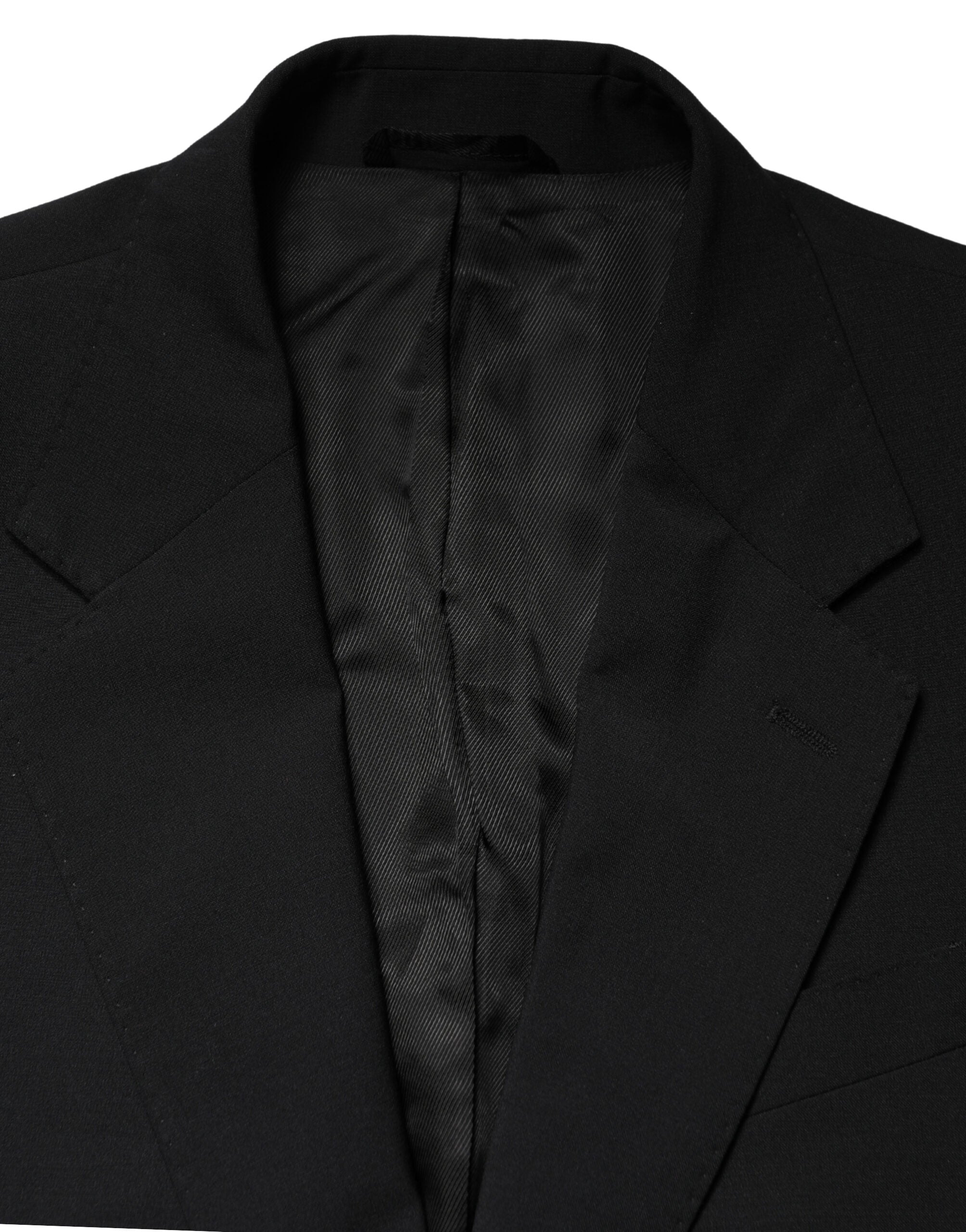 Black MARTINI Single Breasted Tuxedo Blazer