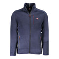 Blu Polyester Men Sweatshirt