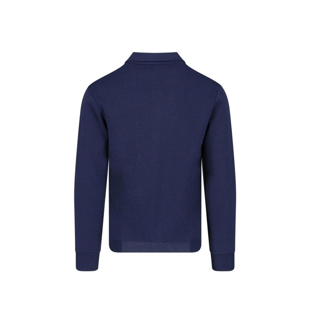 Blue Nylon Cardigan