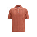 Orange Cotton Polo Shirt
