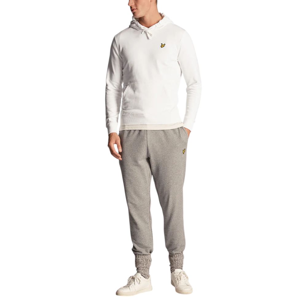 White Cotton Hoodie