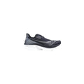 Black And White Textile Athletic Sneakers