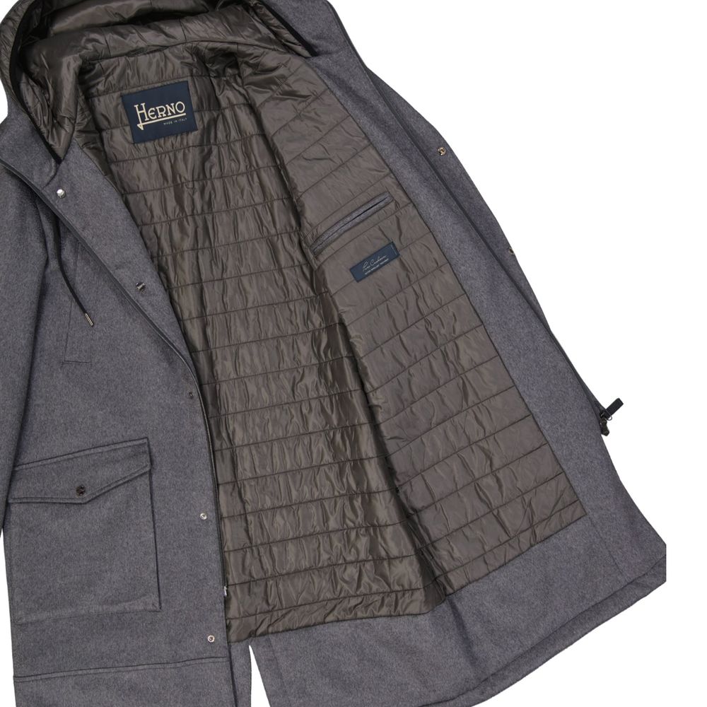 Gray Cashmere Coat