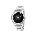 Gray Stainless Steel Dress Watch