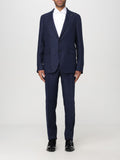Multicolor Wool Two-Piece Suit