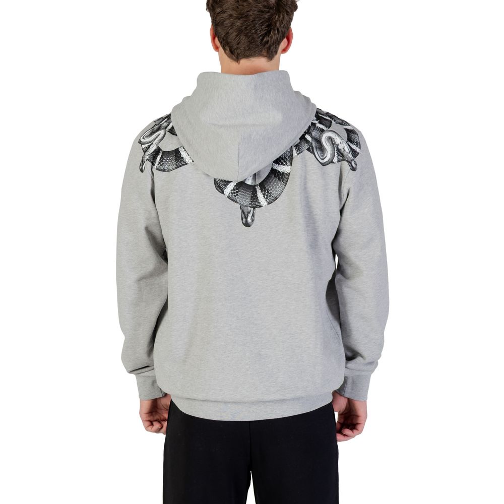 Gray Cotton Hoodie