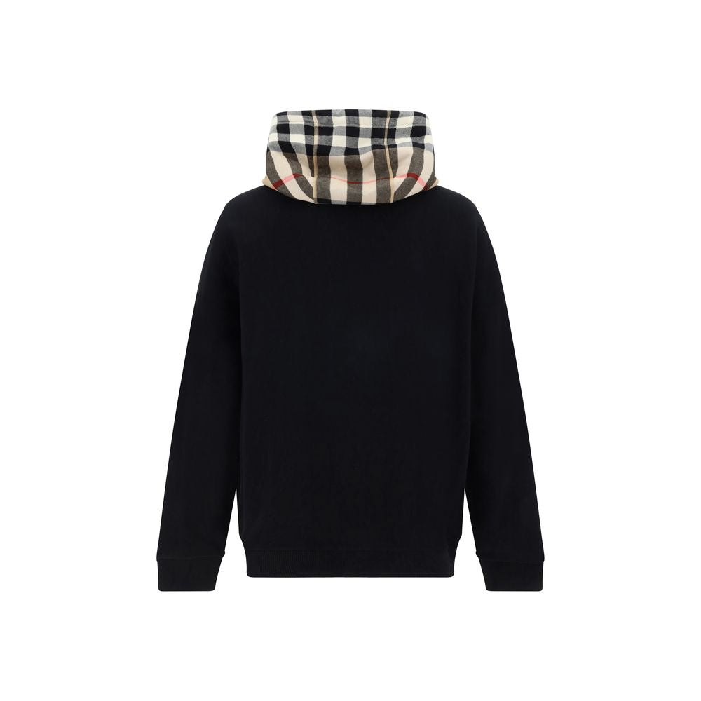 Black Cotton Sweatshirt