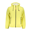 Yellow Polyester Men's Jacket