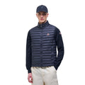 Blue Polyamide Sleeveless Jacket