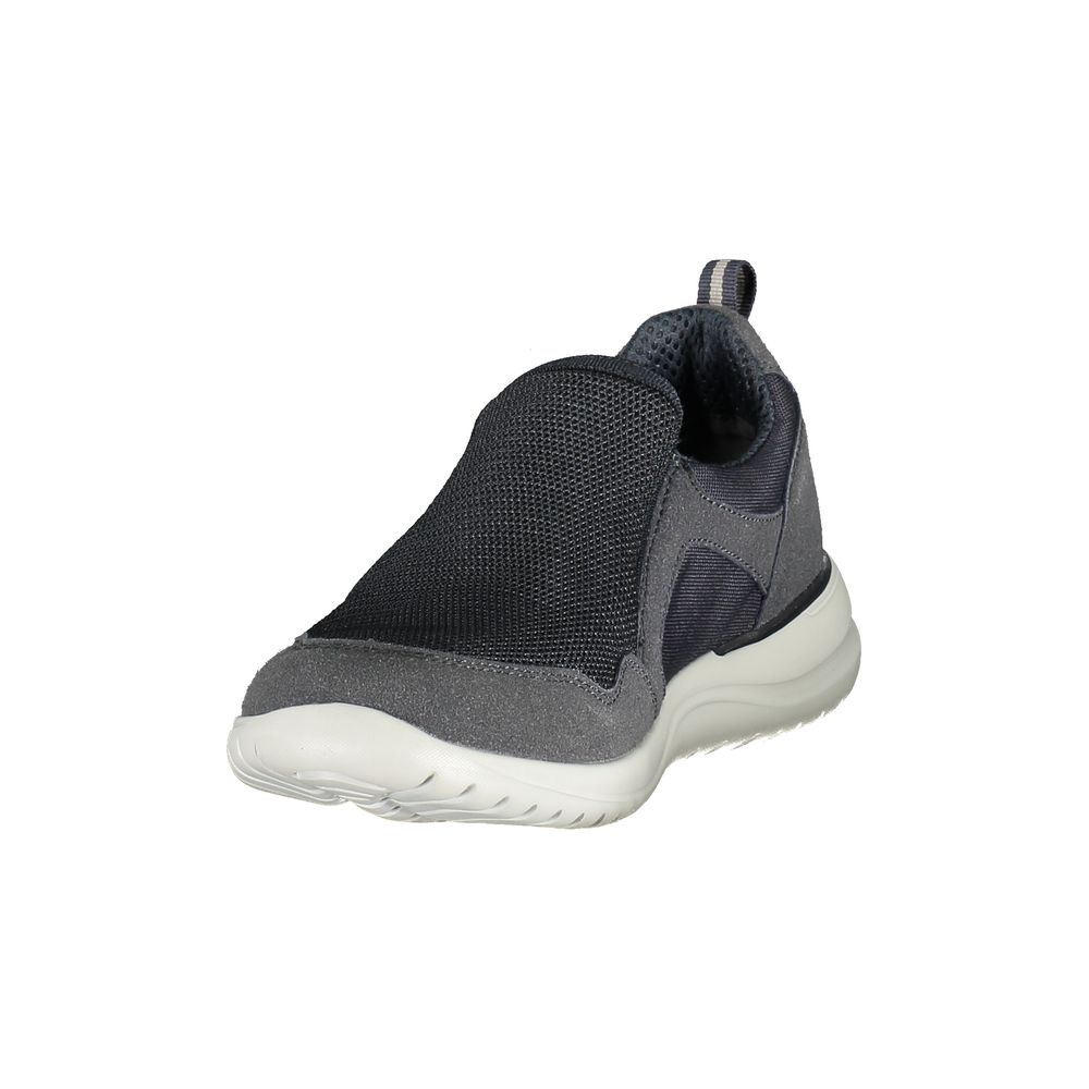Blu Polyurethane Men Sneaker