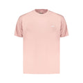 Pink Cotton Men T-Shirt