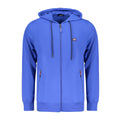 Blue Cotton Men's Hoodie