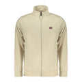 Beige Cotton Men Sweatshirt