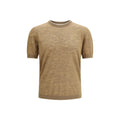Beige Linen Shortsleeve Shirt