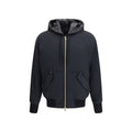 Black Nylon Bomber