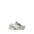Gray Calf Leather Bos Taurus Athletic Sneakers
