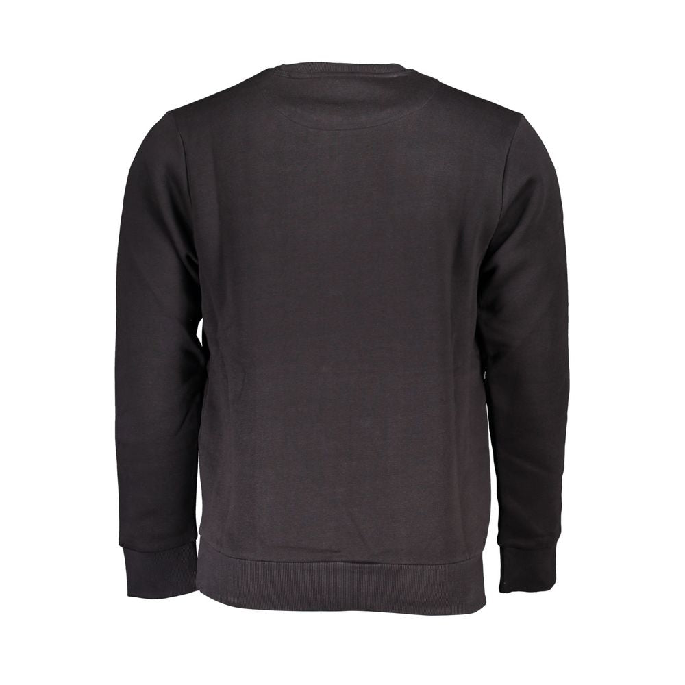 Black Cotton Men's Sweatshirt
