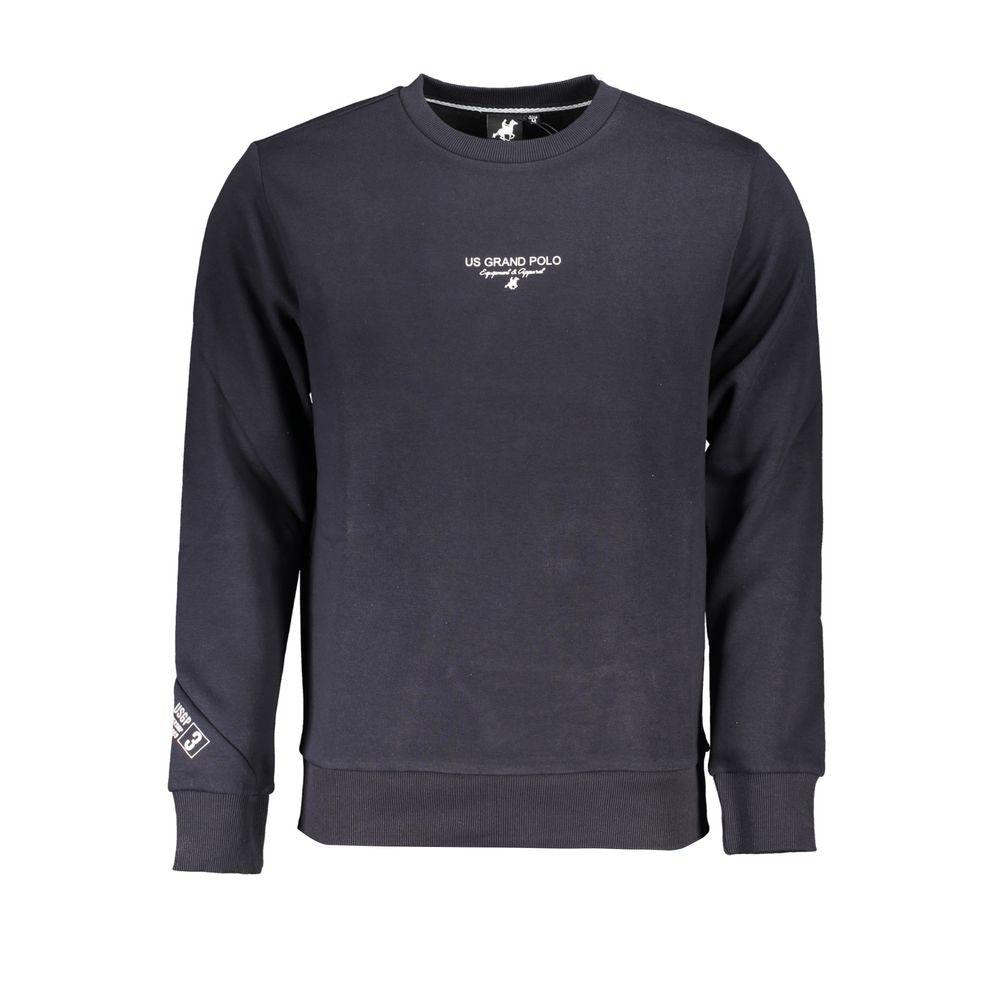 Blue Cotton Men's Sweatshirt