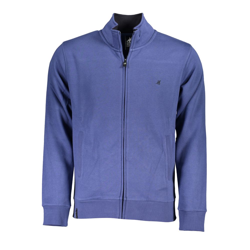 Blue Cotton Men's Sweatshirt