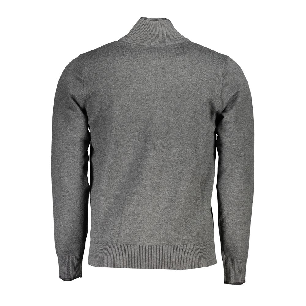 Grigio Viscosa Men Cardigan
