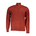 Blue Viscose Mens Sweater