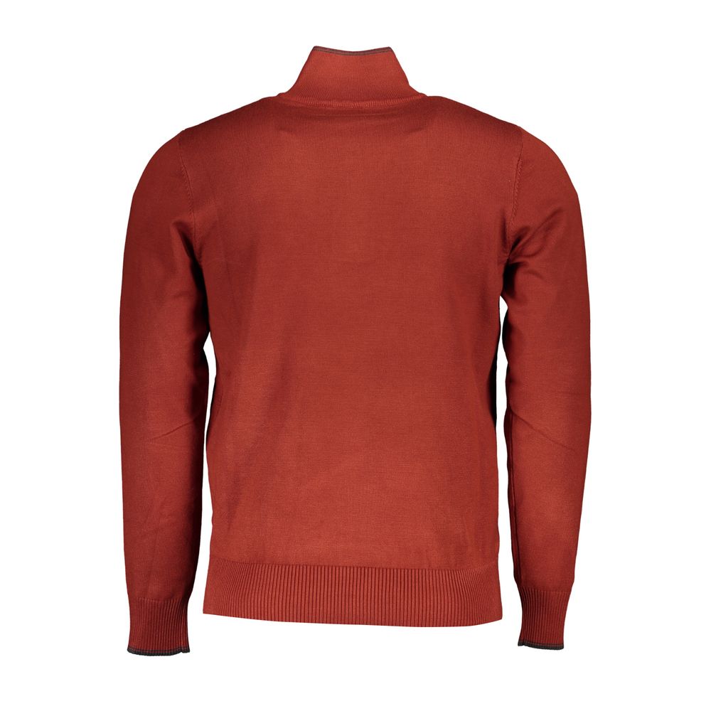 Blue Viscose Mens Sweater