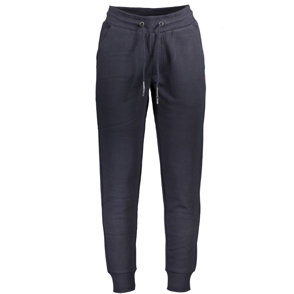 Blue Cotton Men's Sweatpant
