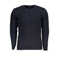 Blue Acrylic Men's Sweater