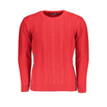 Red Acrylic Men's Sweater