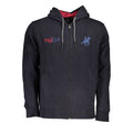 Blue Cotton Men's Hoodie