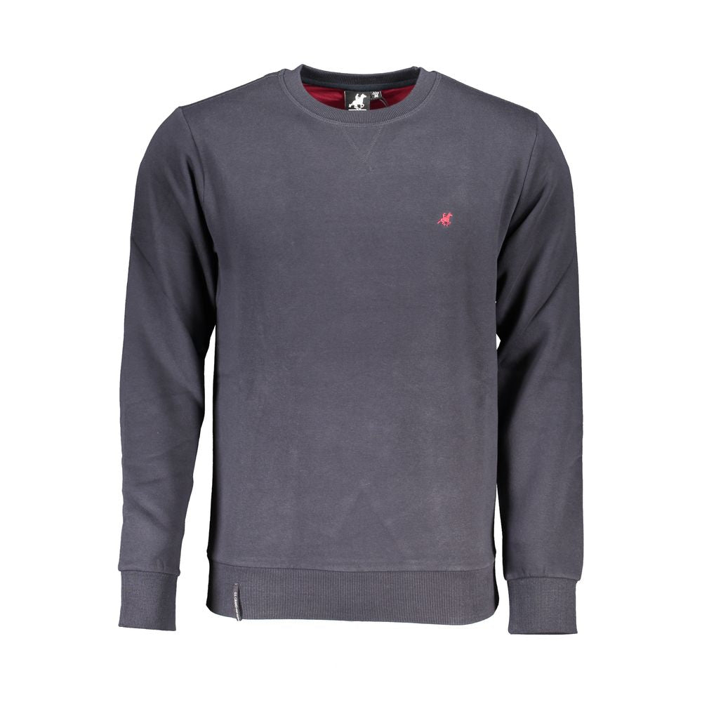 Blue Cotton Men's Sweatshirt
