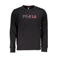 Black Cotton Men's Sweatshirt