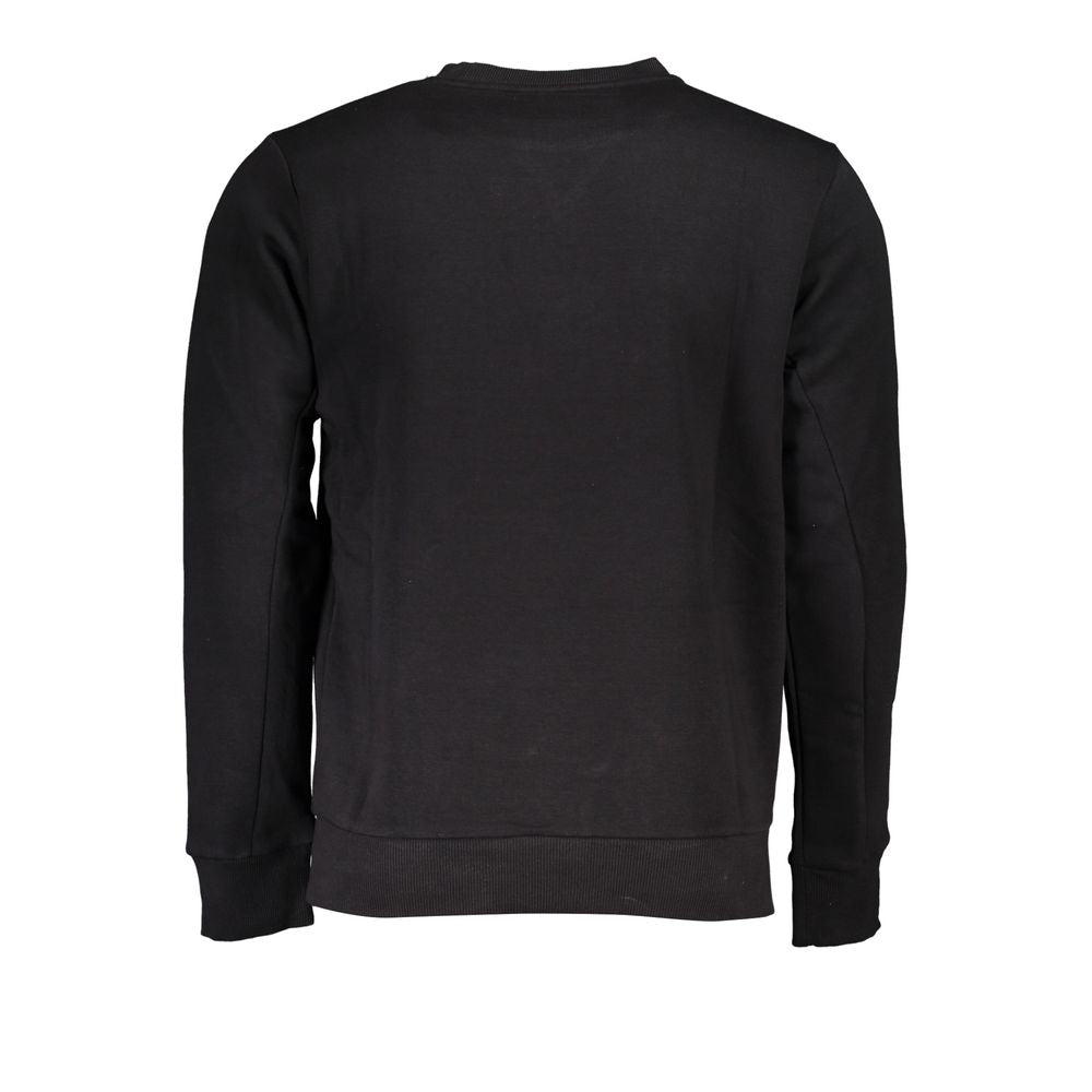 Black Cotton Men's Sweatshirt