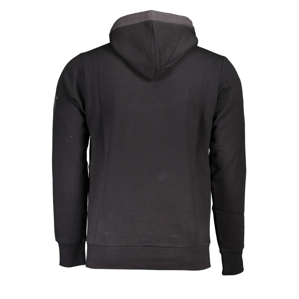 Black Cotton Men's Sweatshirt