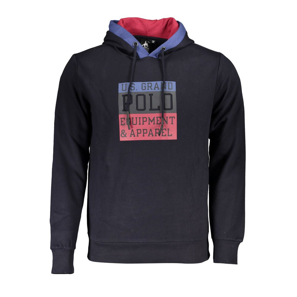 Blue Cotton Mens Sweatshirt