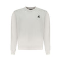 White Cotton Men Sweatshirt