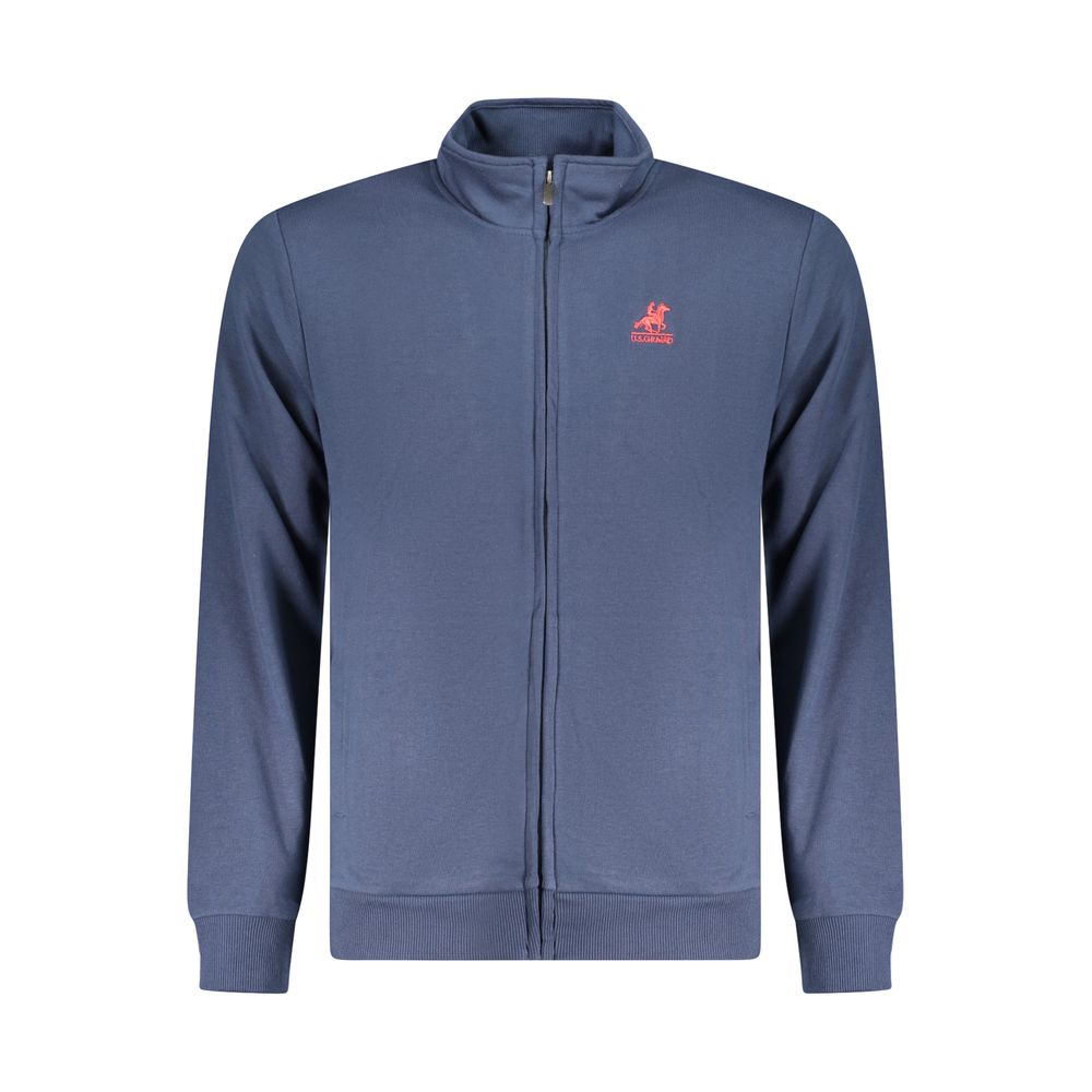 Blue Cotton Men's Sweatshirt