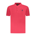 Red Cotton Men Polo Shirt