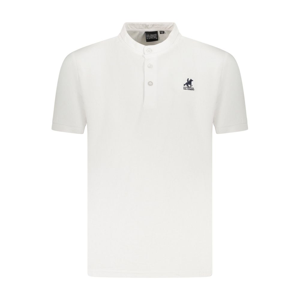 White Cotton Men's Polo Shirt
