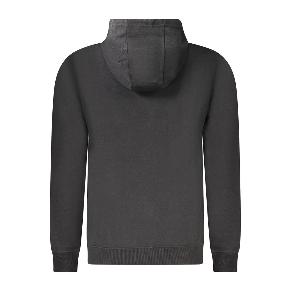 Black Cotton Men's Sweatshirt