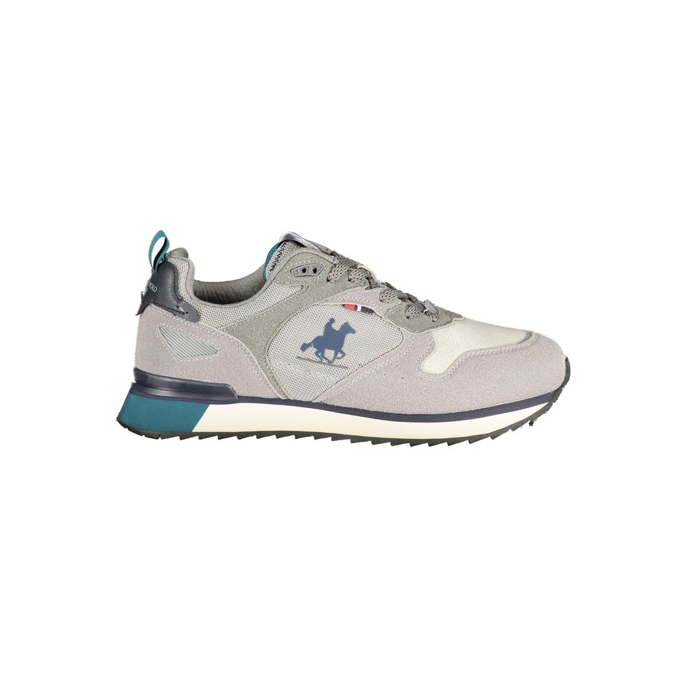 Grigio Polyurethane Men Sneaker